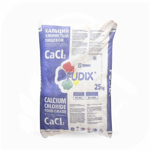 Кальций хлористый пищевой, FUDIX (25кг)
